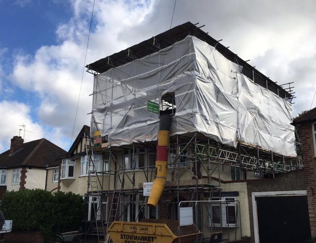 Temporary Roofs Bury St Edmunds, Suffolk and Cambridgeshire - KMS Scaffolding Ltd
